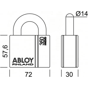 Abloy PL350/25 High Security Padlock (Short Shackle) | Abloy by KHM Megatools Corp. Abloy PL350/25 High Security Padlock (Short Shackle) | Abloy by KHM Megatools Corp.